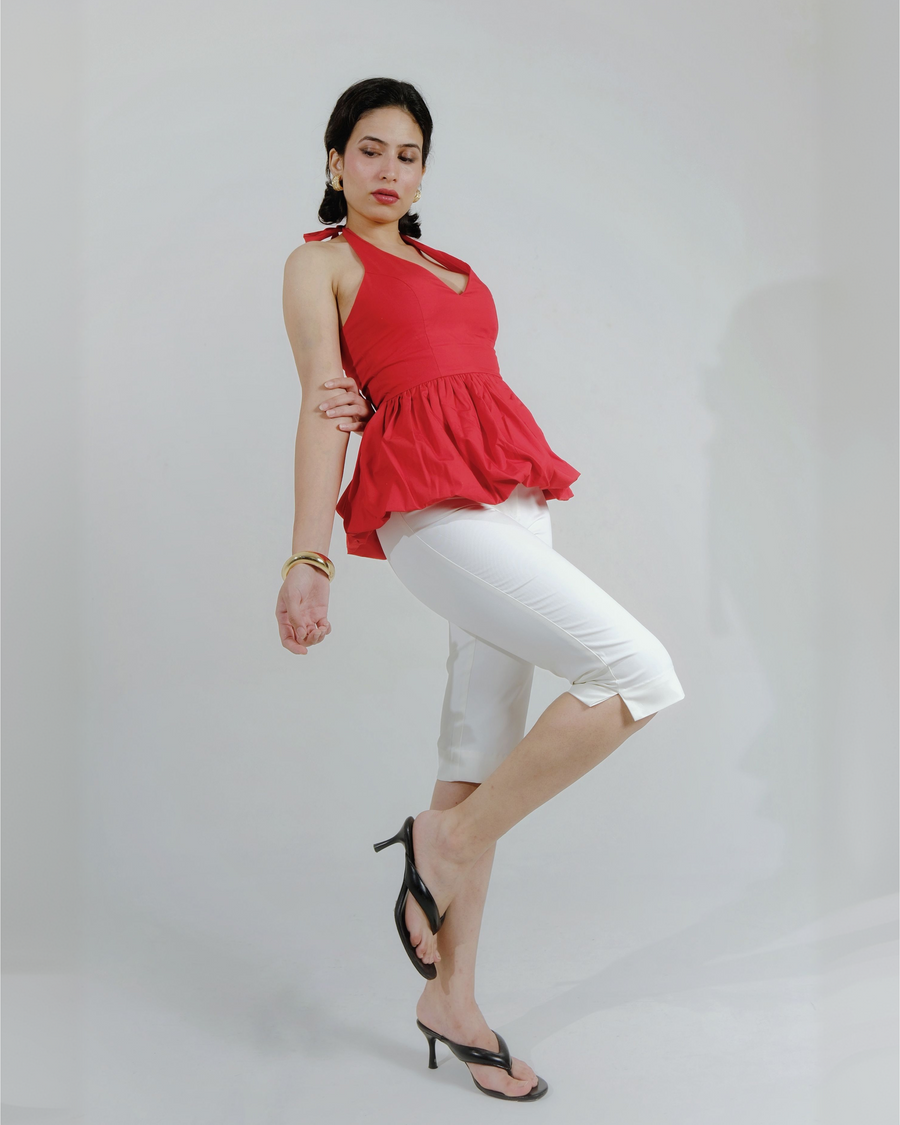 Capri Pants (Off-White)