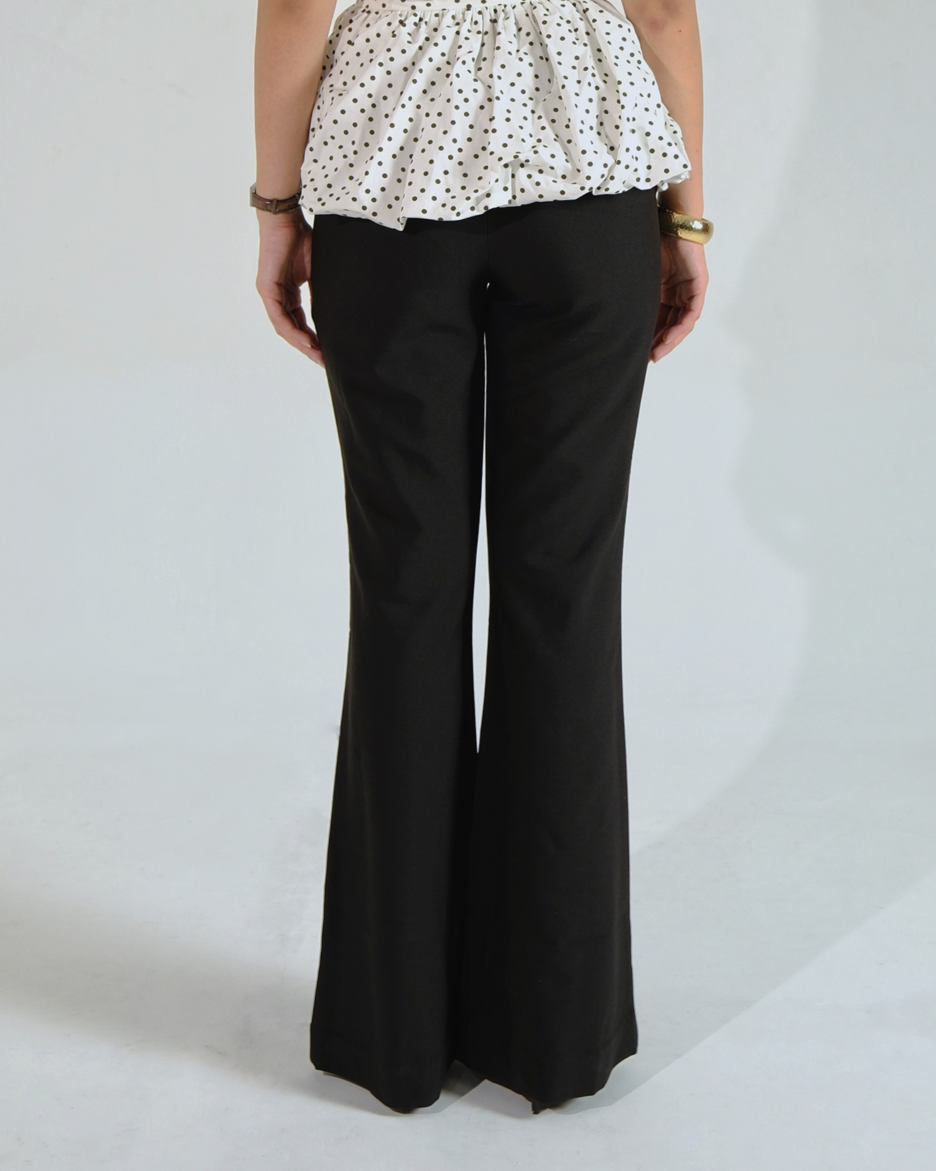 Flare Trousers (Black)