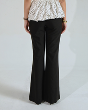 Flare Trousers (Black)