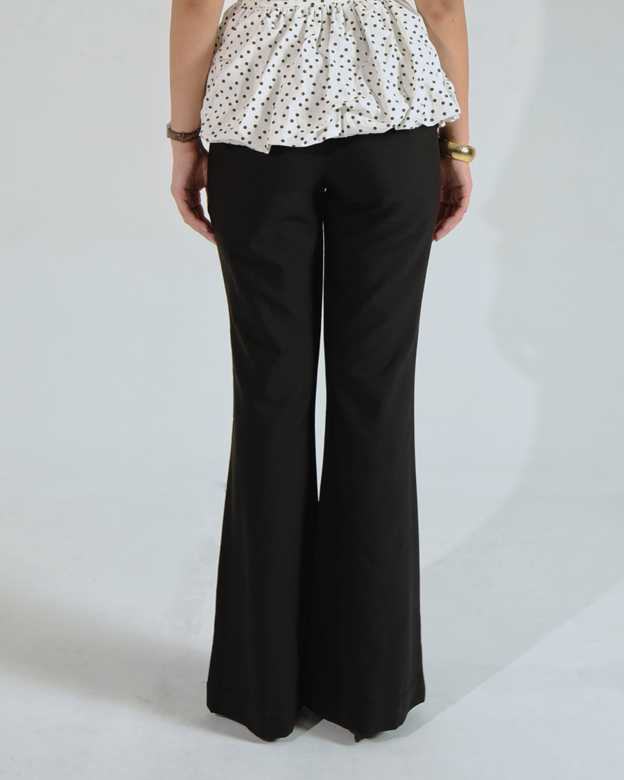 Flare Trousers (Black)
