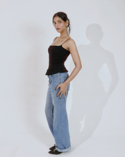 Hedy Corset Top (Black)