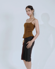 Hedy Corset Top (Brown)