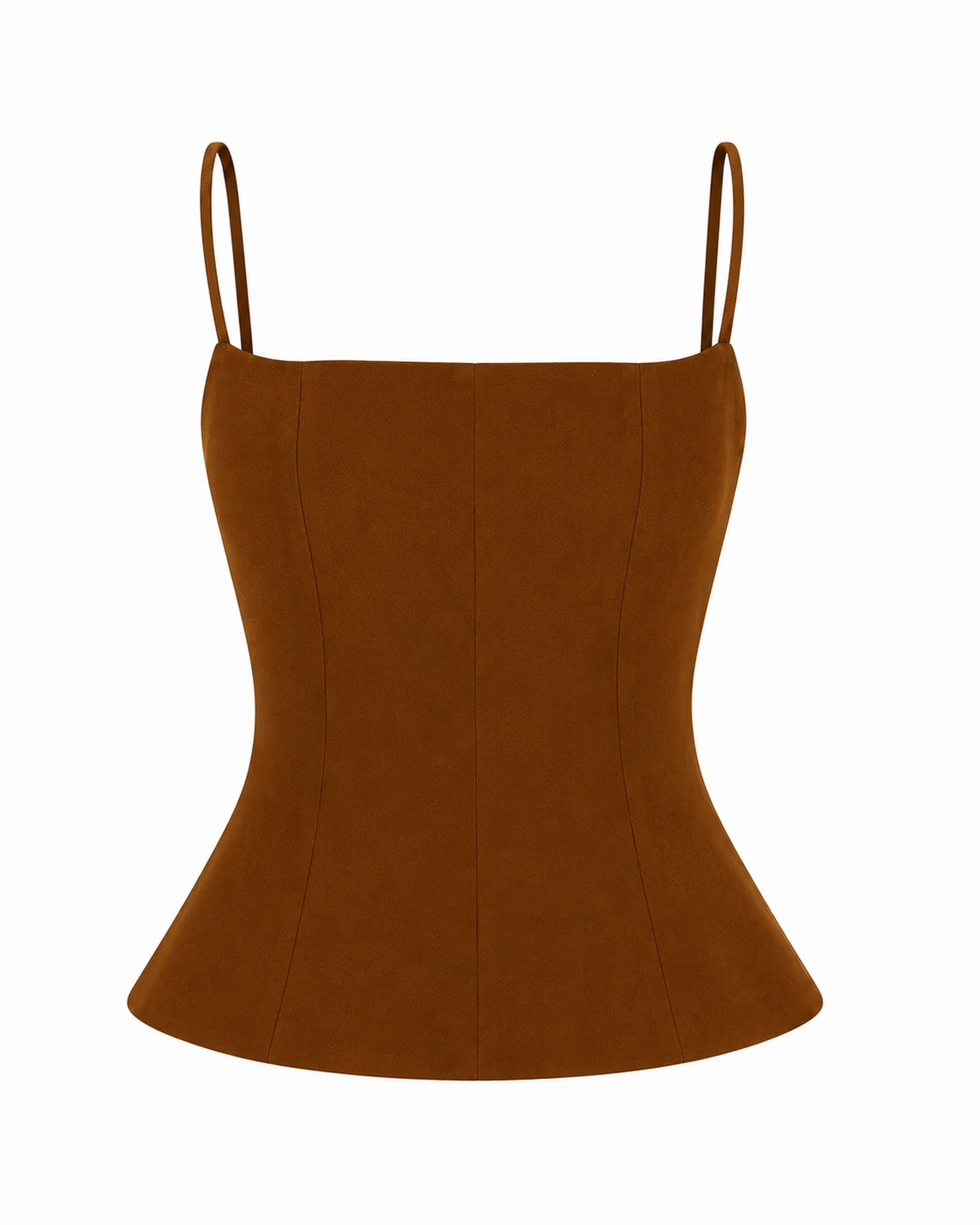 Hedy Corset Top (Brown)