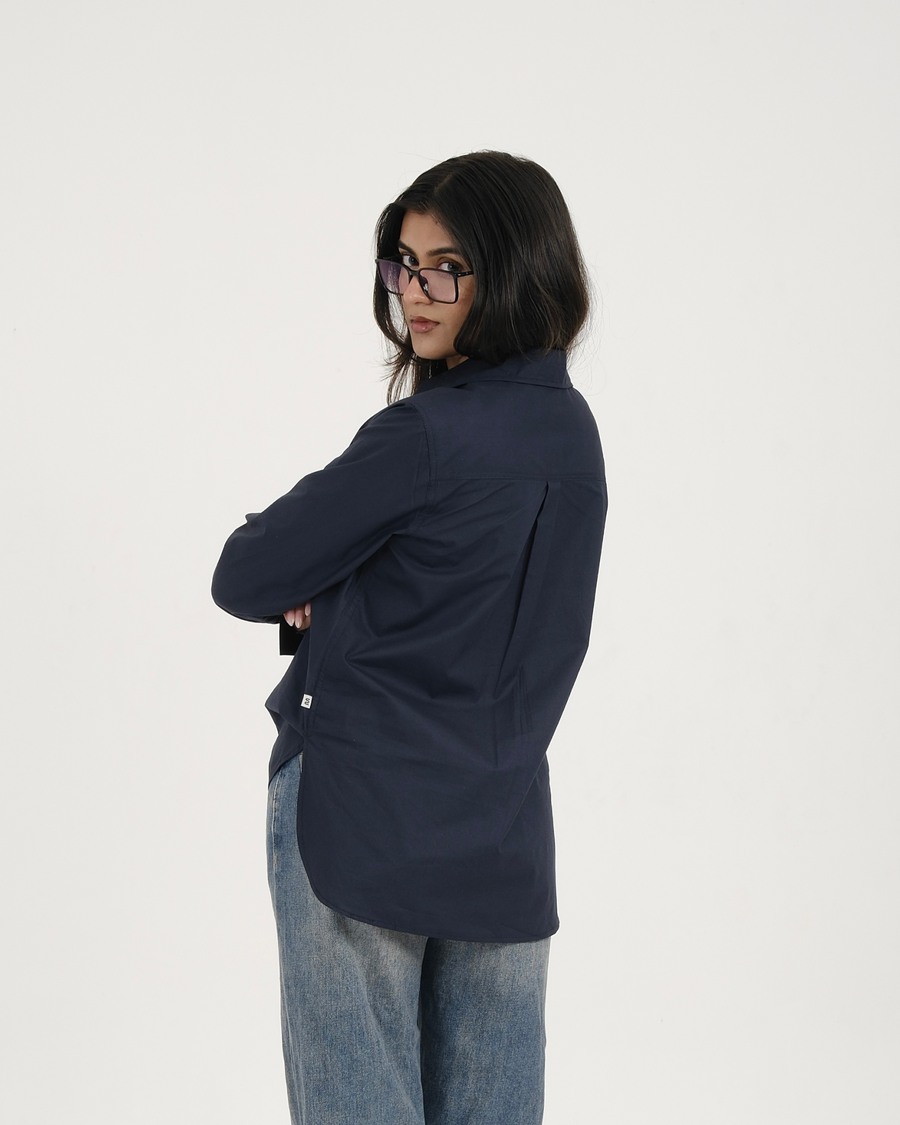 POPOVER SHIRT (Navy)