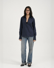 POPOVER SHIRT (Navy)