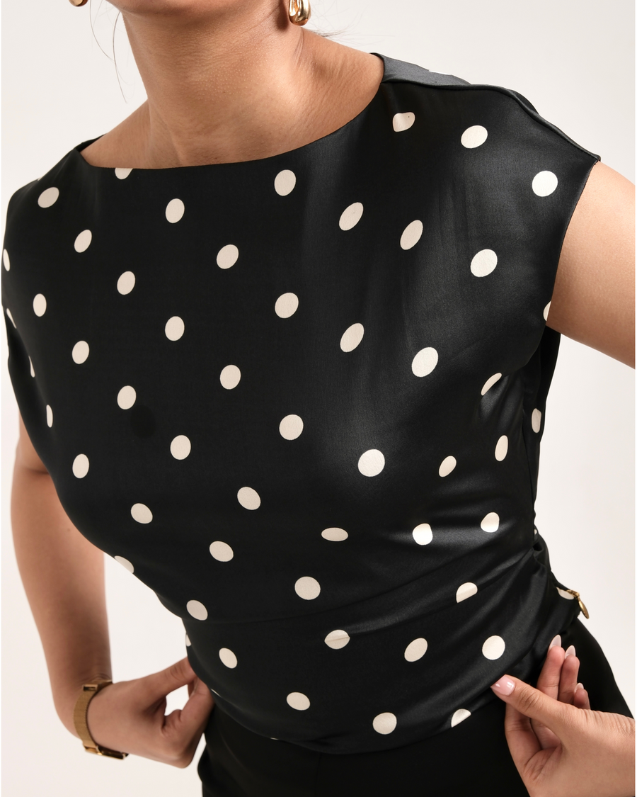 POLKAMUSE CO-ORD (Black)